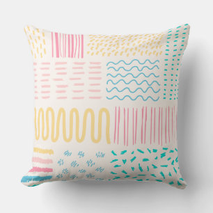 Pattern lines cushion