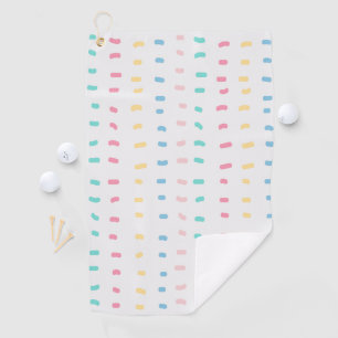Pattern lines golf towel