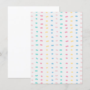 Pattern lines invitation