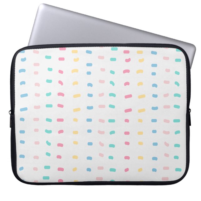 Pattern lines laptop sleeve (Front)