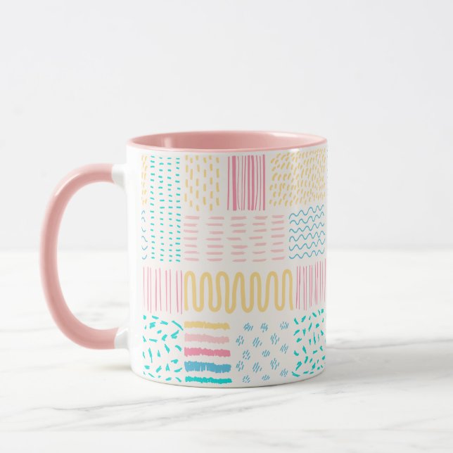 Pattern lines mug (Left)