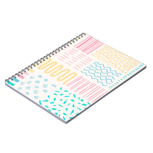 Pattern lines notebook