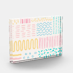 Pattern lines photo block