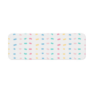 Pattern lines return address label