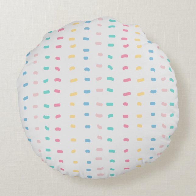 Pattern lines round cushion (Back)
