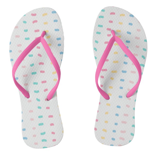 Pattern lines thongs (Footbed)