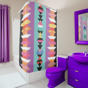 Pattern mix 1 shower curtain