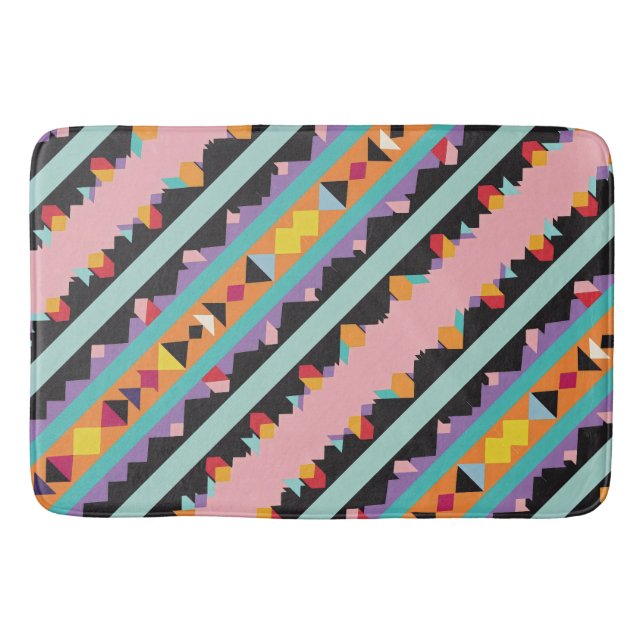 Pattern mix bath mat (Front)