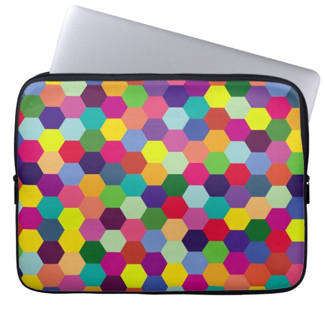 Pattern Modern Colorful- Fashion spring hipster Laptop Sleeve (Front)