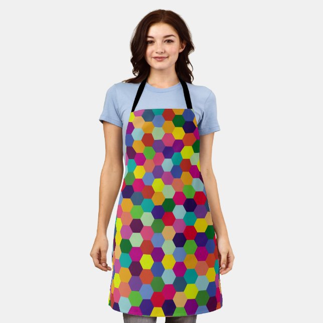 Pattern Modern Colourful- Fashion spring hipster   Apron (Worn)