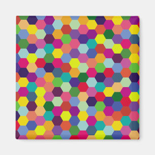 Pattern Modern Colourful- Fashion spring hipster Magnet