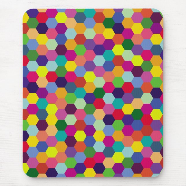 Pattern Modern Colourful- Fashion spring hipster   Mouse Pad (Front)