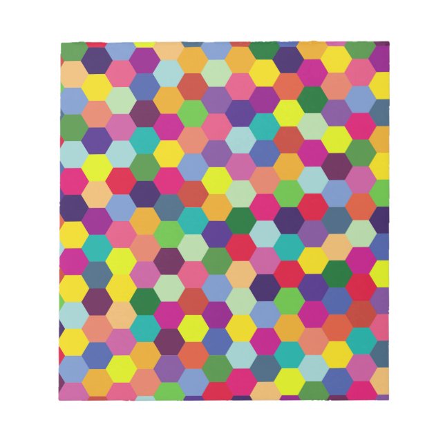 Pattern Modern Colourful- Fashion spring hipster   Notepad (Front)