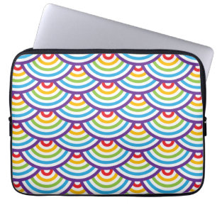 Pattern Modern Stylish Geometric Vintage Laptop Sleeve