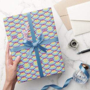 Pattern Modern Stylish Geometric Vintage Wrapping Paper