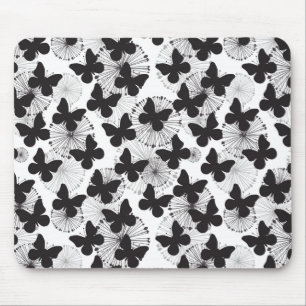 pattern of a butterfly mouse pad