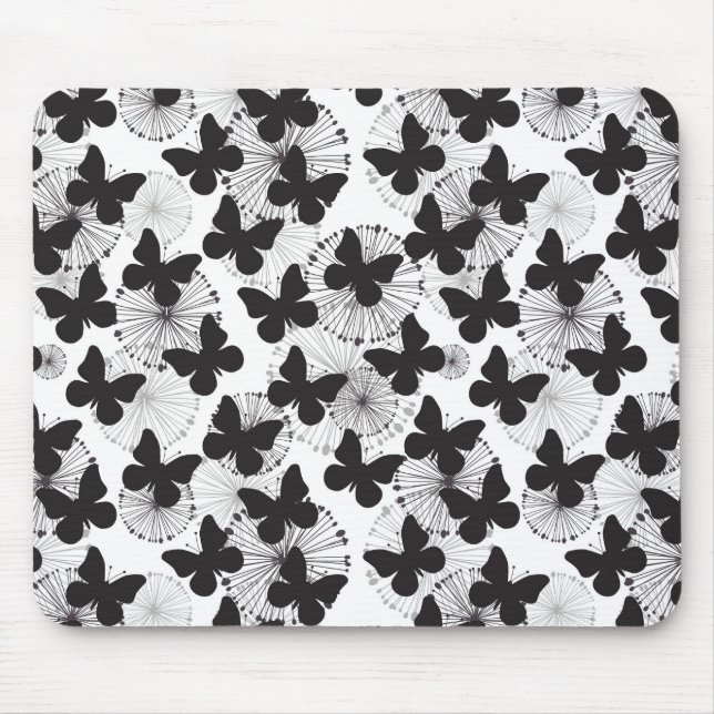 pattern of a butterfly mouse pad (Front)