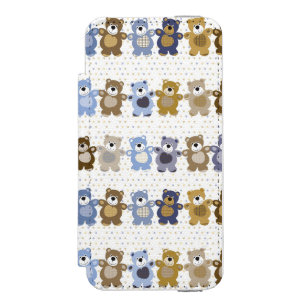 pattern of a toy teddy bear incipio watson™ iPhone 5 wallet case