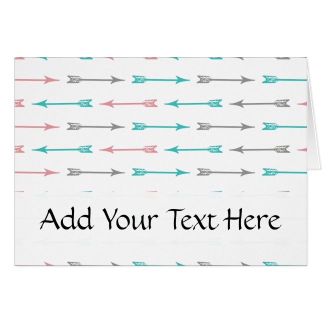 Pattern Of Arrows, Colourful Arrows, Fletched Arro (Front Horizontal)