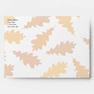 Pattern of Autumn Leaves. Envelope