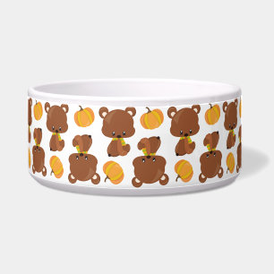 Pattern Of Bears, Cute Bears, Fall, Pumpkins