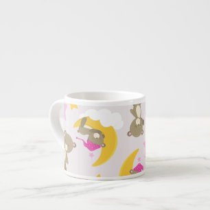 Pattern Of Bears, Teddy Bears, Cute Bears, Stars Espresso Cup