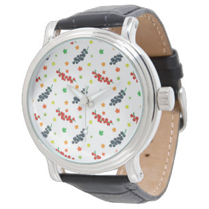 Pattern Of Berries, Redberry, Blueberry, Fruit Watch