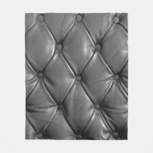 pattern of black genuine leather texture using as  fleece blanket