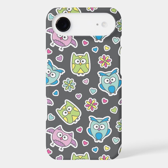 pattern of cartoon owls Case-Mate samsung galaxy case (Back)