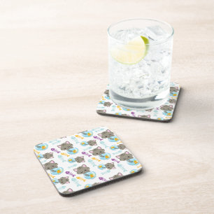 Pattern Of Cats, Cute Cats, Kittens, Fish Coaster