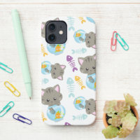 Pattern Of Cats, Cute Cats, Kittens, Fish