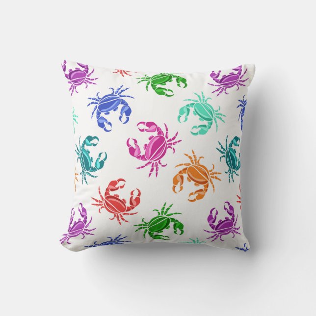 Pattern Of Crabs Cushion (Front)