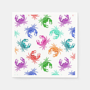 Pattern Of Crabs Napkin