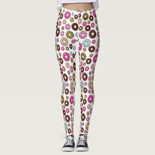 Pattern Of Doughnuts, Colourful Doughnuts, Sprinkl Leggings