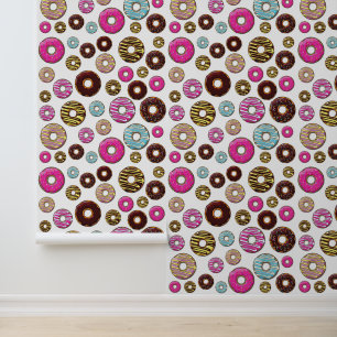 Pattern Of Doughnuts, Colourful Doughnuts, Sprinkl Wallpaper