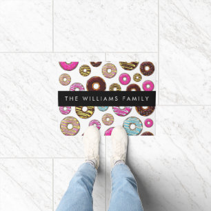 Pattern Of Doughnuts, Colourful Doughnuts, Your Na Doormat