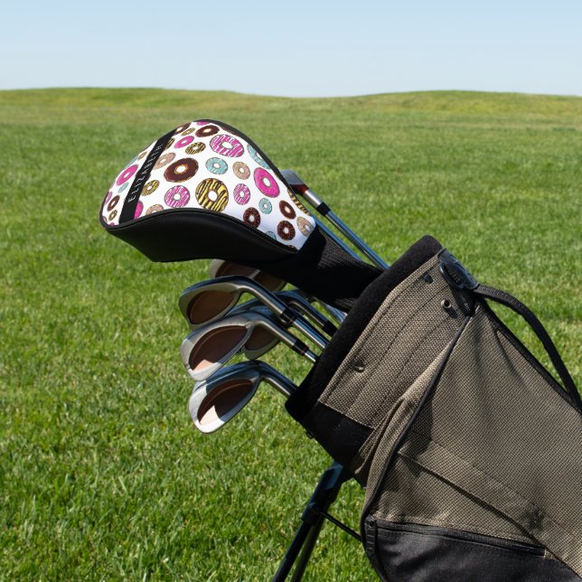 Pattern Of Doughnuts, Colourful Doughnuts, Your Na Golf Head Cover (In Situ)