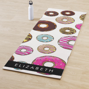 Pattern Of Doughnuts, Colourful Doughnuts, Your Na Yoga Mat