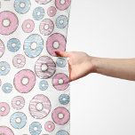 Pattern Of Doughnuts, Pink Doughnuts, Blue Doughnu Scarf<br><div class="desc">Cute,  fun and adorable pattern with pink and blue doughnuts. Modern and trendy gift,  perfect for the doughnut lover in your life.</div>