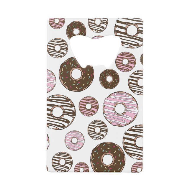 Pattern Of Doughnuts, Pink Doughnuts, Brown Doughn (Front)