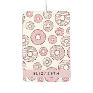 Pattern Of Doughnuts, Pink Doughnuts, Icing, Your Car Air Freshener