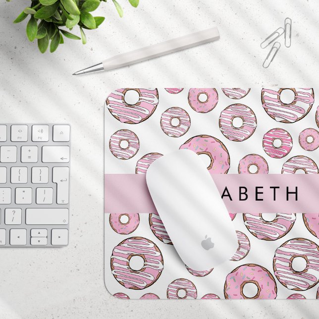 Pattern Of Doughnuts, Pink Doughnuts, Icing, Your  Mouse Pad (Creator Uploaded)