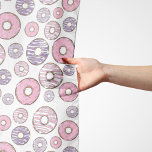 Pattern Of Doughnuts, Pink Doughnuts, Purple Dough Scarf<br><div class="desc">Cute,  fun and adorable pattern with pink and purple doughnuts. Modern and trendy gift,  perfect for the doughnut lover in your life.</div>
