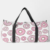 Pattern Of Doughnuts, Pink Doughnuts, Sprinkles