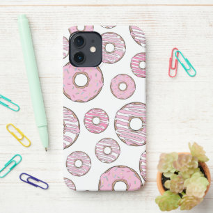 Pattern Of Doughnuts, Pink Doughnuts, Sprinkles iPhone 12 Case