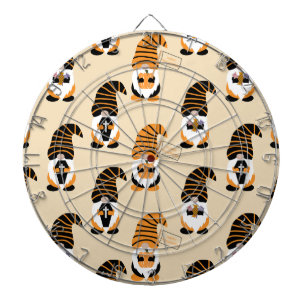 Pattern Of Gnomes, Halloween Gnomes Trick Or Treat Dartboard