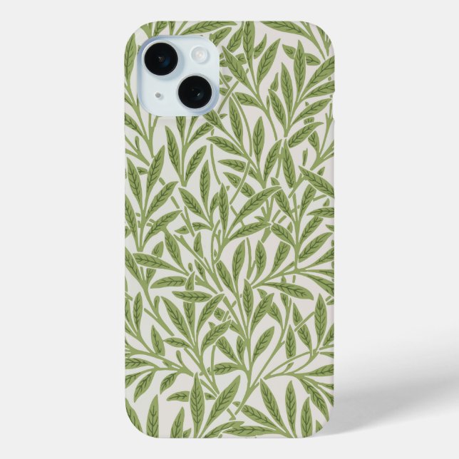 Pattern of green leafy branches  Case-Mate iPhone case (Back)