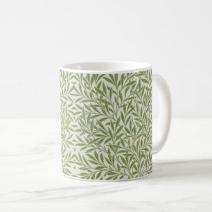 Pattern of green leafy branches  coffee mug