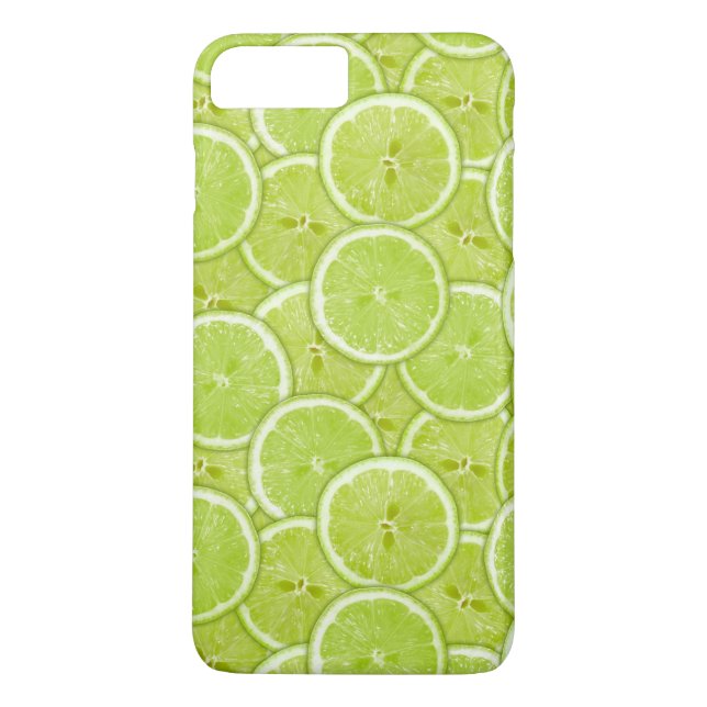 Pattern Of Green Lime Slices Case-Mate iPhone Case (Back)