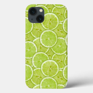 Pattern Of Green Lime Slices iPhone 13 Case